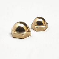NUT CAP ( DOME) NICKEL PLATED 1/8'' 